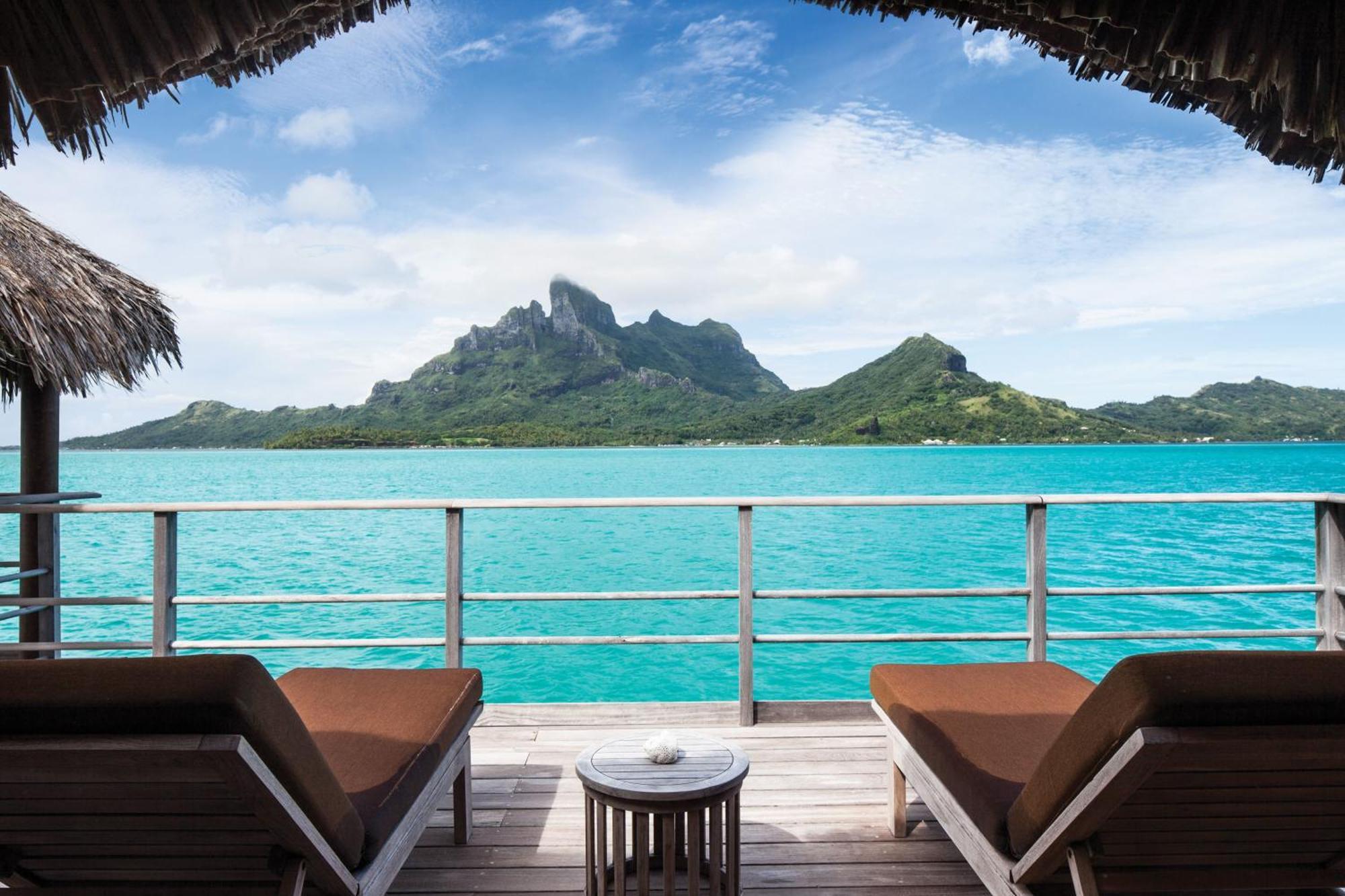 One Bedroom Mountain View Over Water Bungalow Suite King Bed