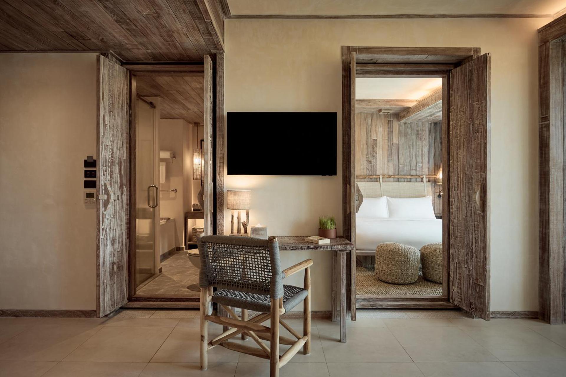 Suite mit 1 Schlafzimmer und Poolblick