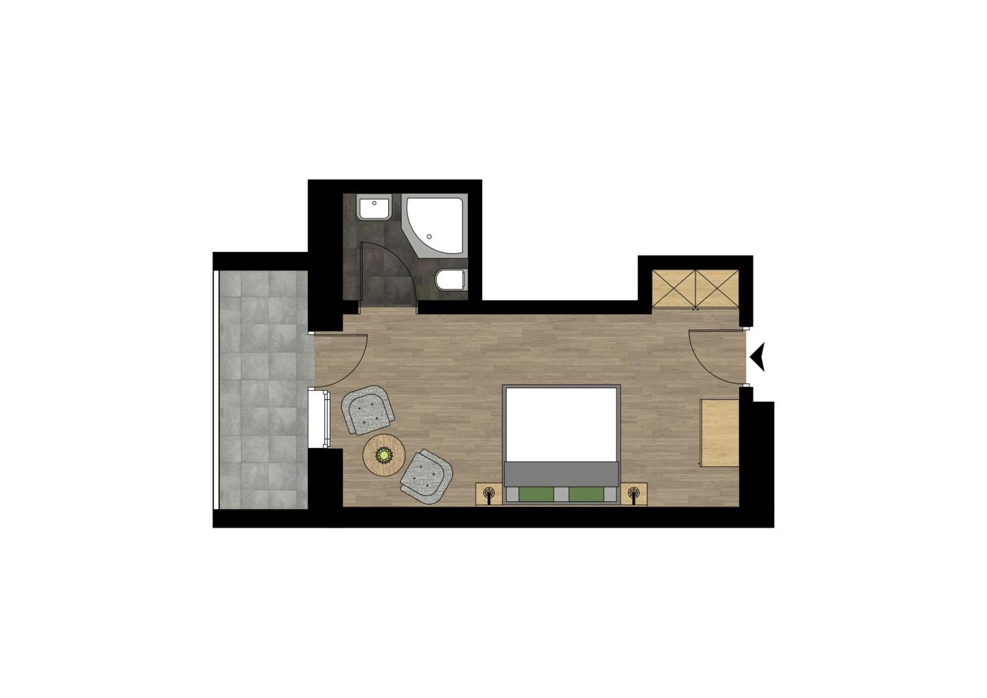 Kleines Doppelzimmer
