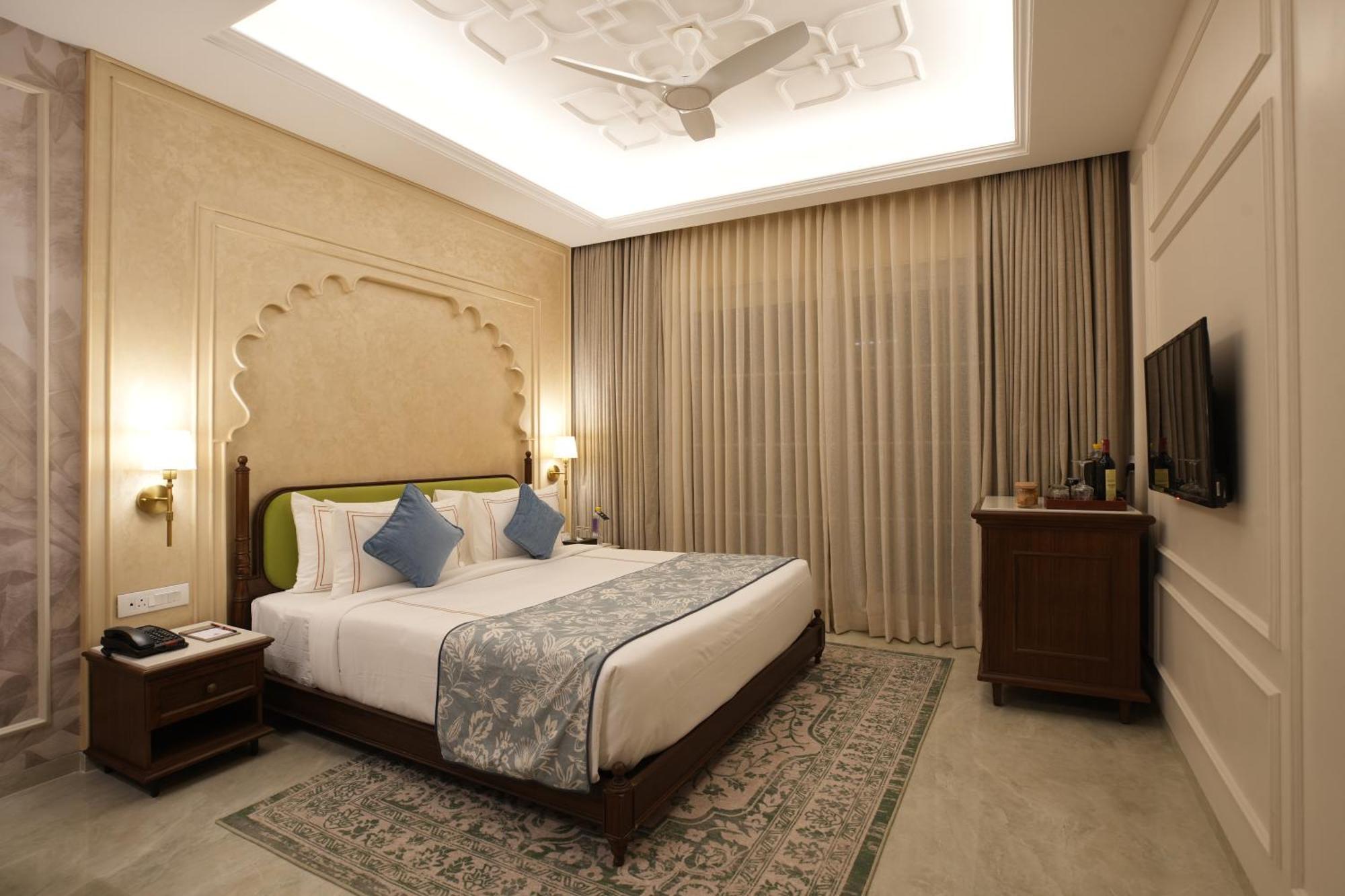 Aravali Deluxe Room with complimentary Horse Ride and 15% discount on Airport Transfers , Laundry Service, Spa and Food & Beverages,1631617242:JPEG