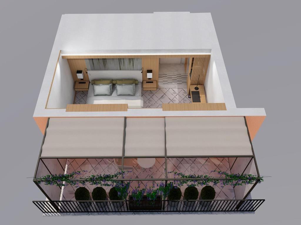 City Rooftop Double Room with Patio