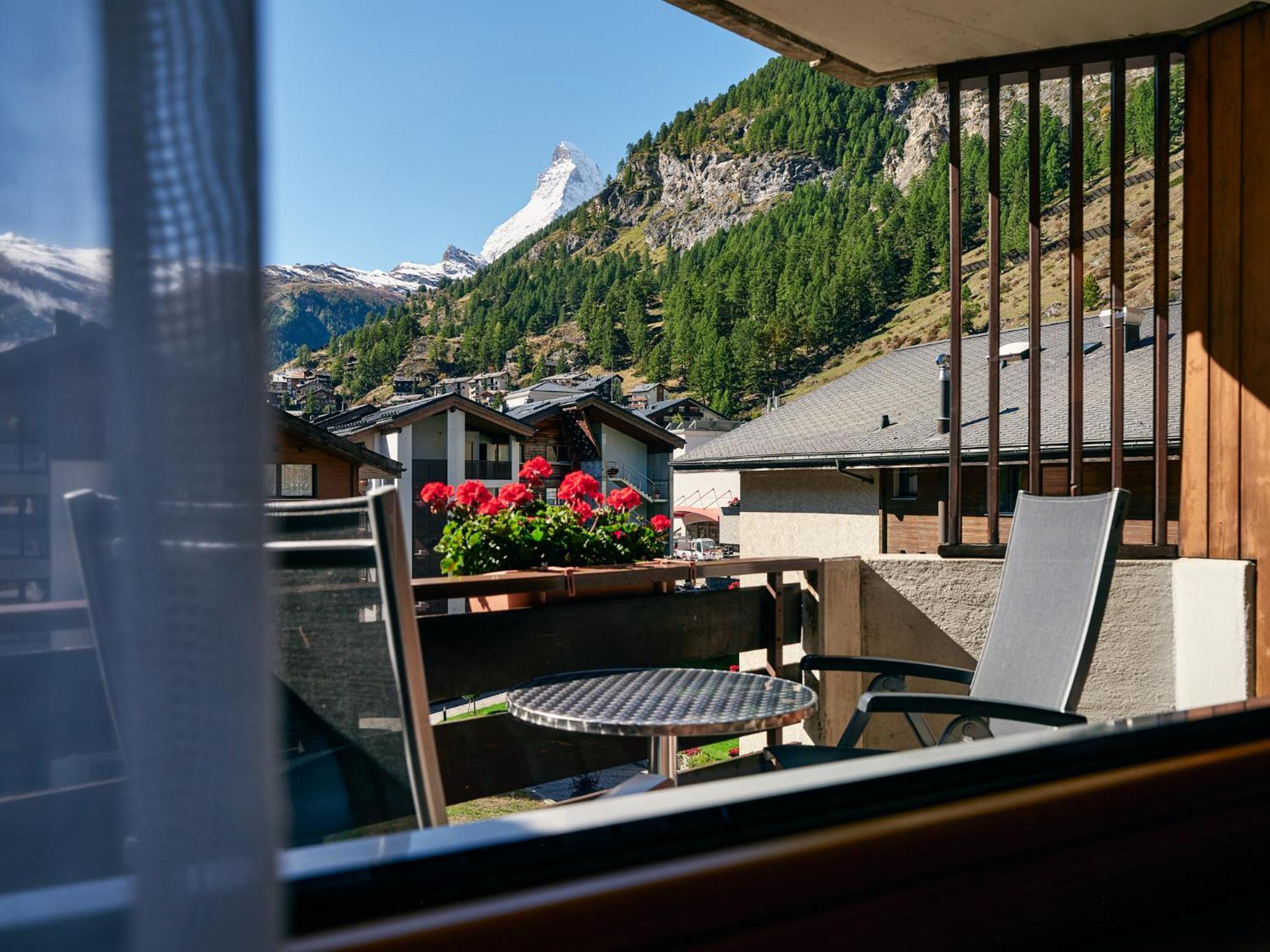 Tweepersoonskamer met Uitzicht op de Matterhorn