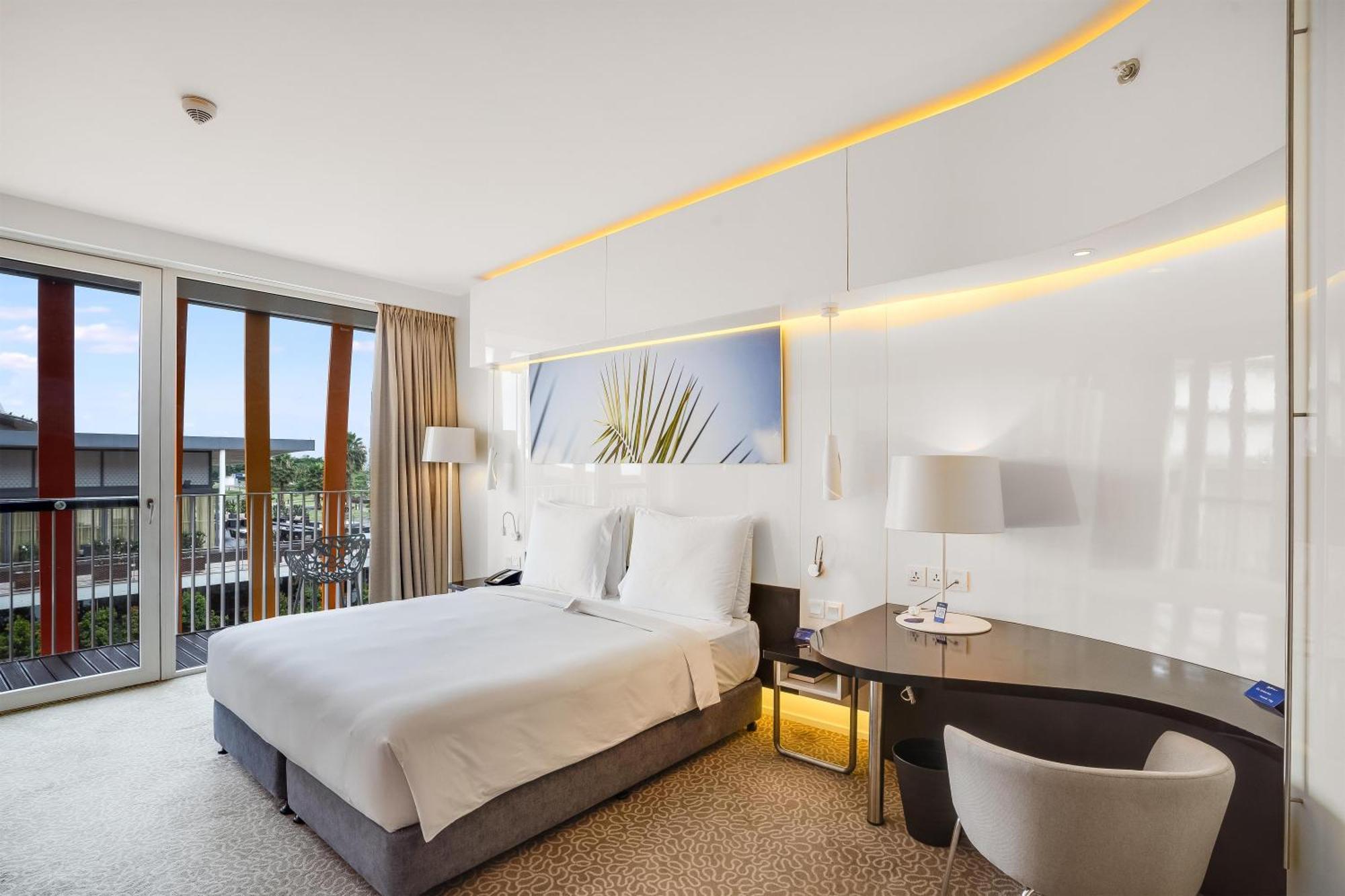 Chambre Exécutive avec Vue et Accès au Salon