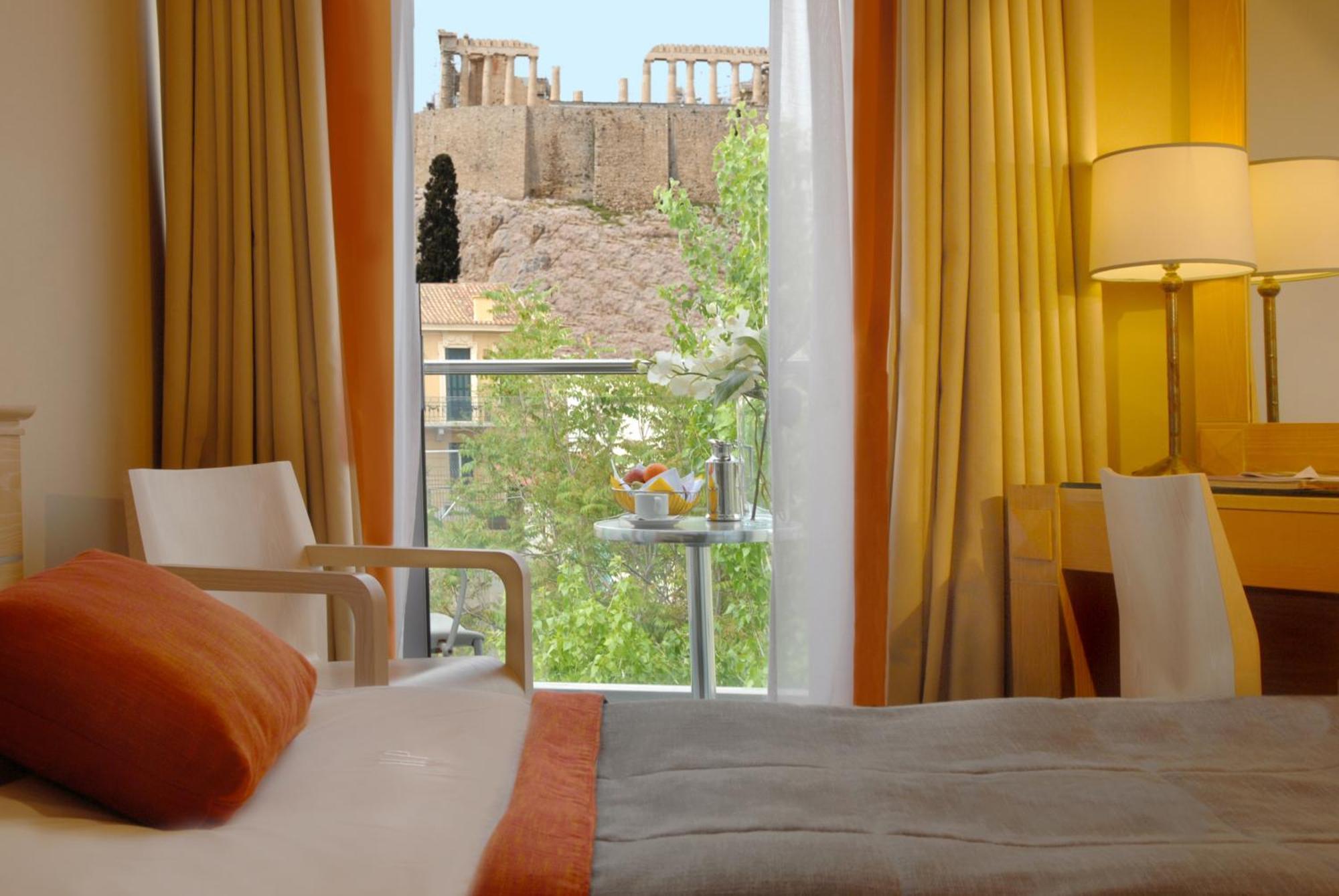 Quarto Superior com Cama de Casal ou 2 de Solteiro e Vista da Acrópole