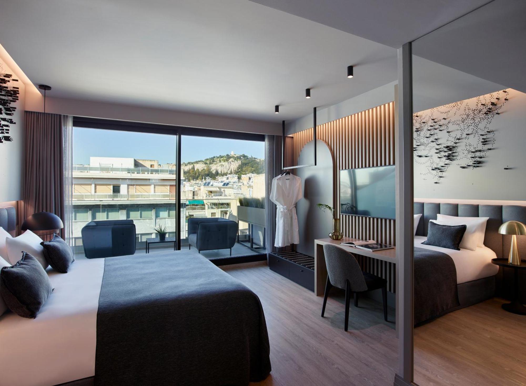 Heritage Hill Suite balcony Acropolis View