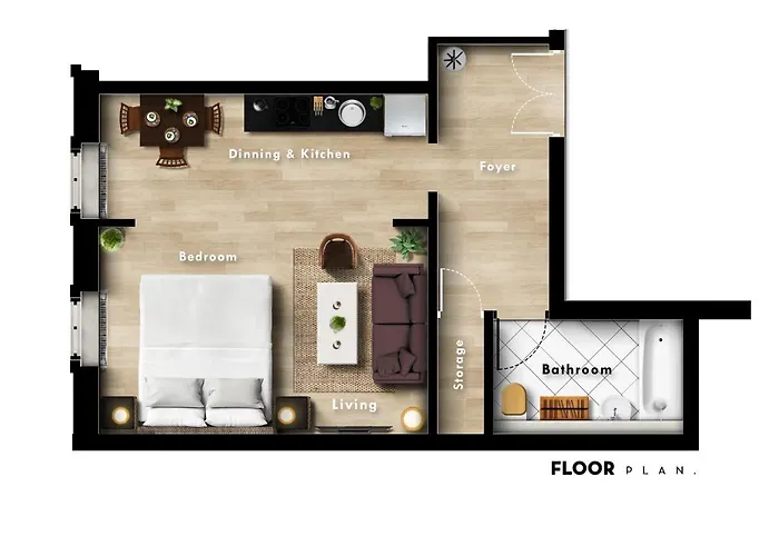 Arbio I Spacious Apart In Center