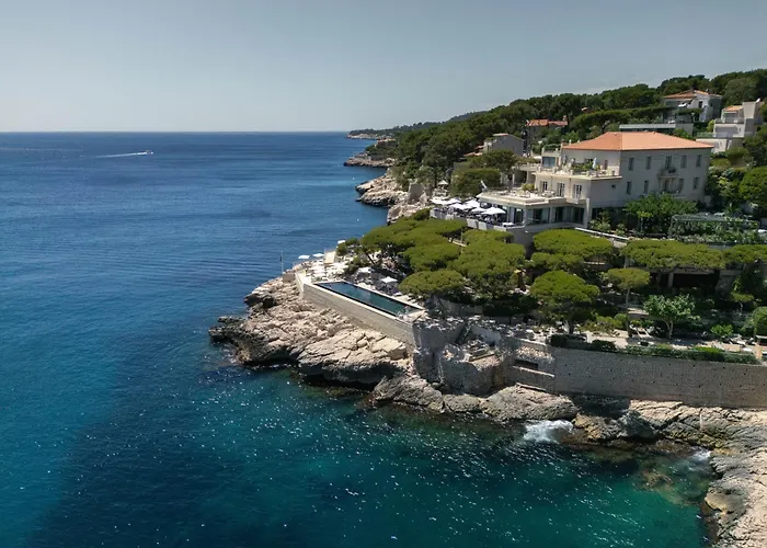 In Luxury hotels Les Roches Blanches Cassis