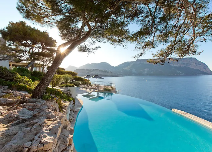 In Luxury hotels Les Roches Blanches Cassis
